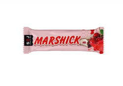 Зефирный батончик SOJ Marshmallow с вишневой начинкой в молочном шоколаде (30г)